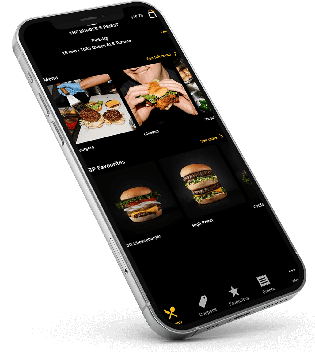 The Burger Priest  app iphone